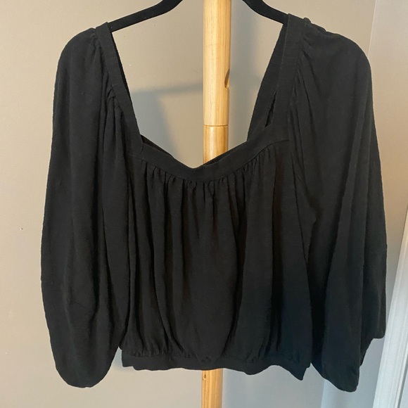 Free People Cropped Shirt - Picture 1 of 6